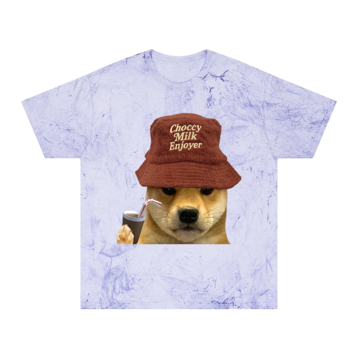 WIF Choccy Milk Enjoyer T-Shirt | Unisex Color Blast Tee | Fun Graphic Tee | Casual Wear | Gift for Dog Lovers | Summer Essentials