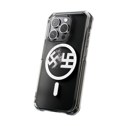 Swasticoin Magnetic Clear Phone Case, Stylish Protective Case for iPhones, Durable and Trendy Phone Cover, Perfect Gift for Tech Lovers, Modern Design