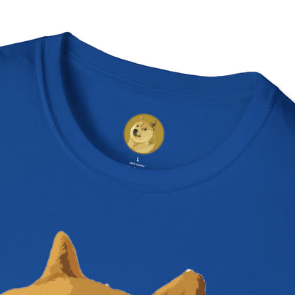 Doge Lover Unisex T-Shirt, Funny Pet Tee, Cute Graphic Tee, Casual Wear, Gift for Dog Owners, Birthday Gift, Relaxed Fit