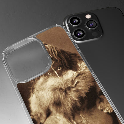 Yei Vintage Art Phone Case, Clear Case, Unique Gift for Art Lovers, Bohemian Style, Customizable Phone Cover, Trendy Accessories
