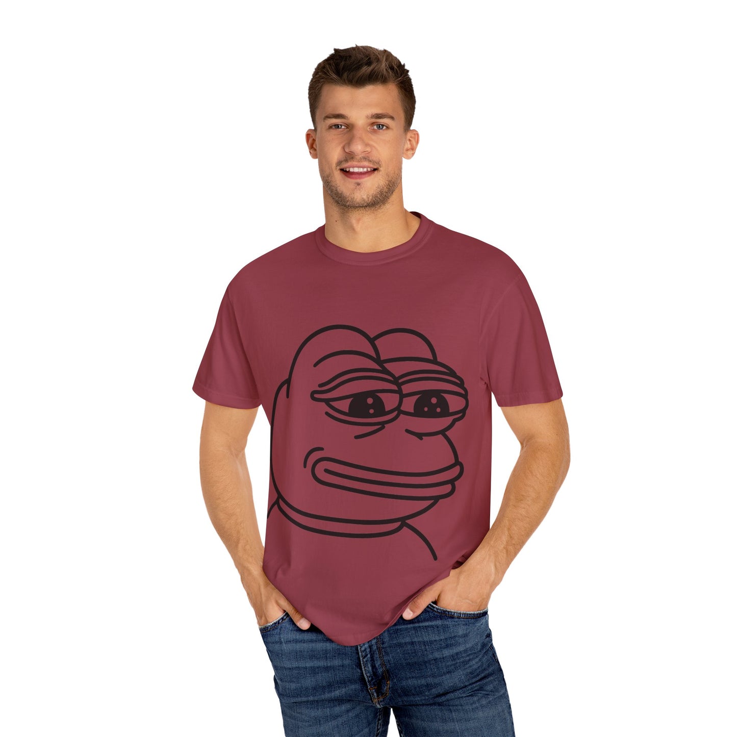 Pepe Meme Unisex T-Shirt | Funny Graphic Tee for Casual Wear, Gift for Friends, Humor Apparel, Meme Lover's Shirt, Streetwear