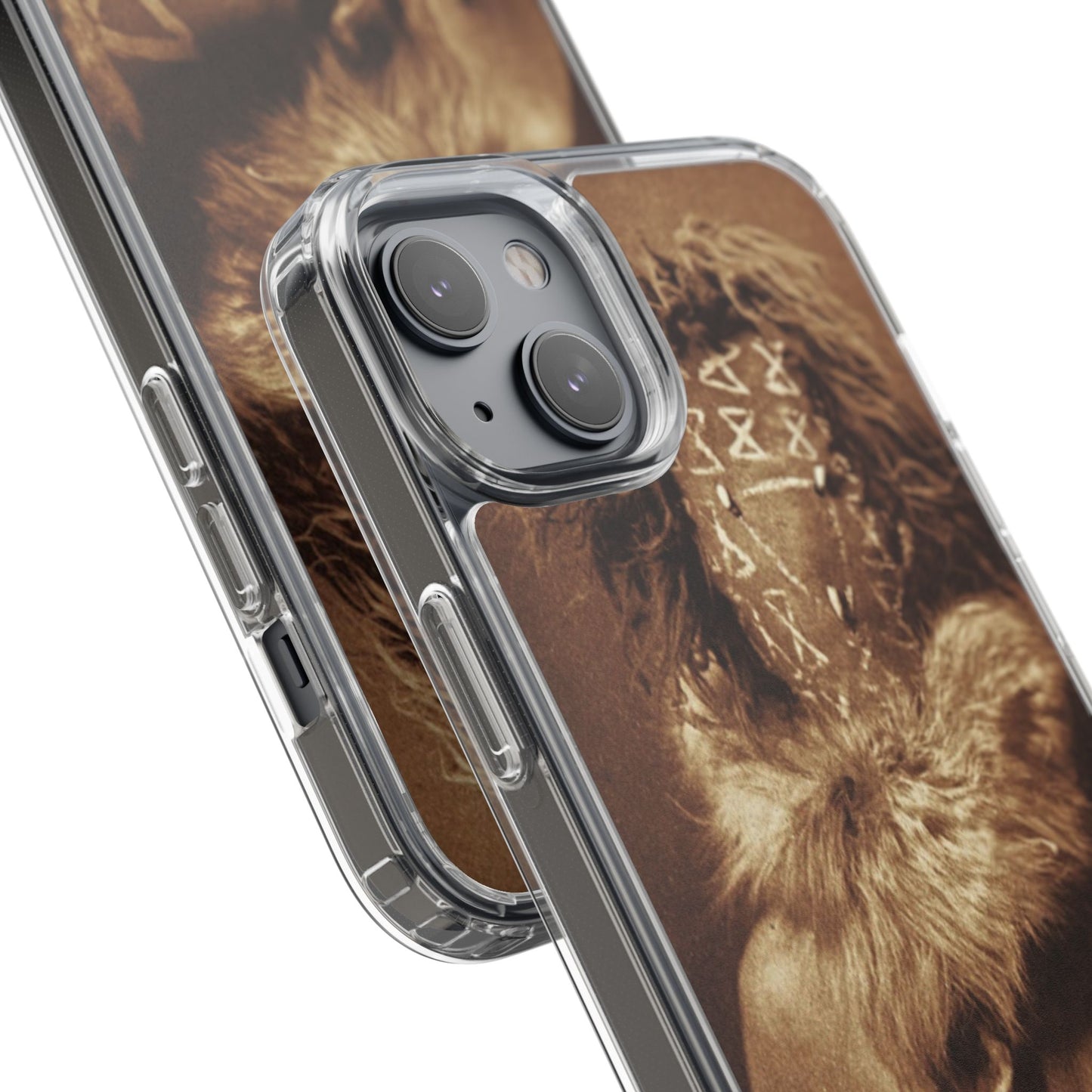 Yei Artistic Clear Phone Case for Unique Expression, Phone Accessories, Nature Lovers, Boho Style, Gift for Him/Her