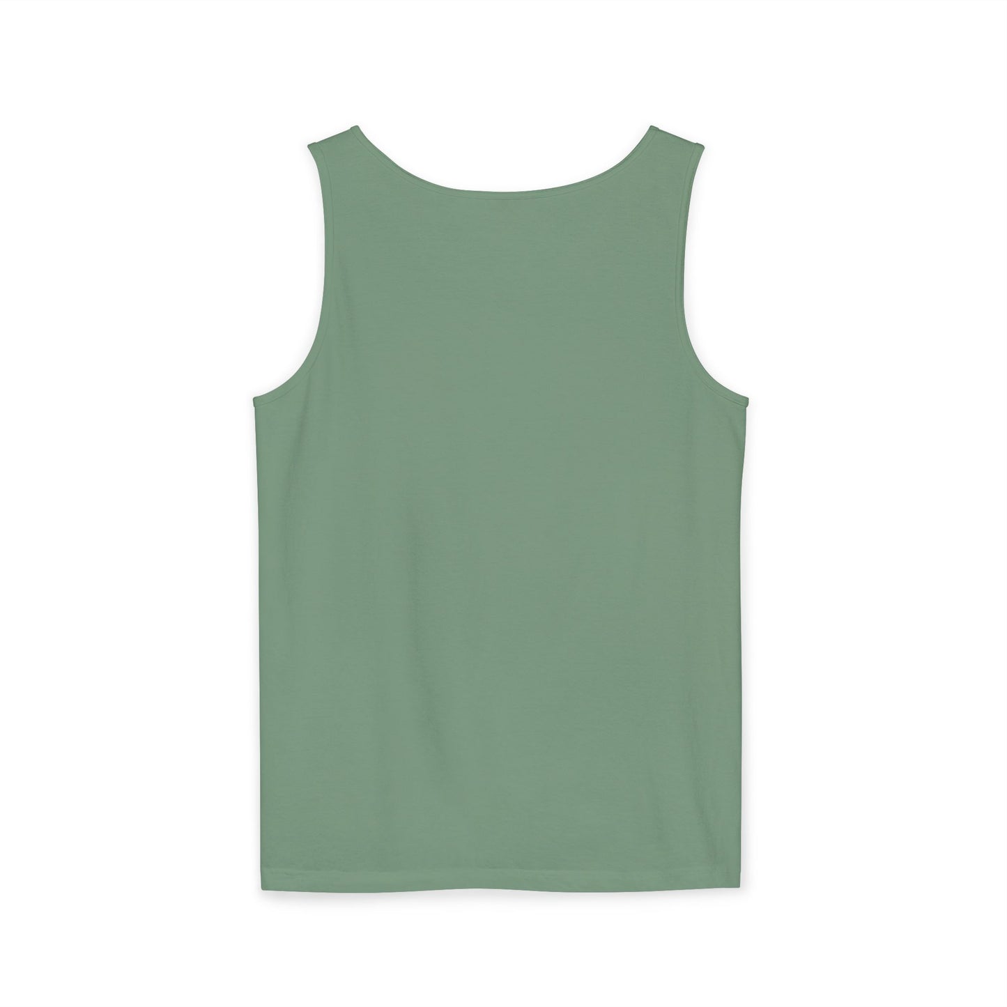Unisex Garment-Dyed Tank Top with 4NBT Design, Summer Apparel, Casual Wear, Gift for Friends, Individual Expression Top