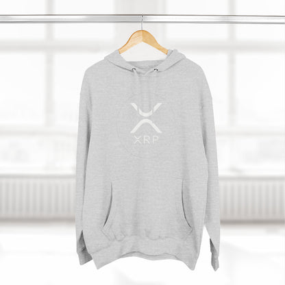 XRP Cozy Three-Panel Fleece Hoodie for Relaxed Casual Style, Perfect for Lounging, Gifting, Everyday Wear, and Cozy Nights