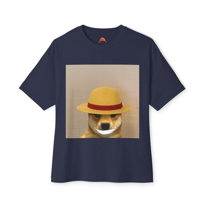 WIF One Piece Oversized Tee, Unisex Graphic Tee, Funny Dog Shirt, Casual Wear, Gift for Dog Lovers, Cute Animal Art