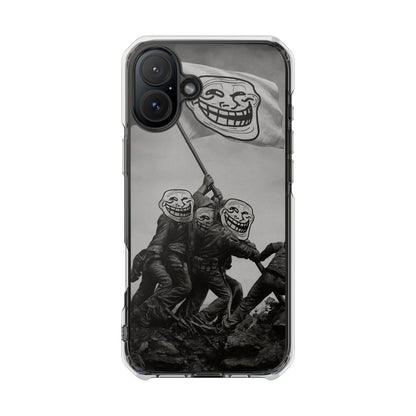 TROLL Flag Phone Case, Trendy Phone Cover, Gift for Gamers, Unique Phone Accessory, Funny Phone Protection