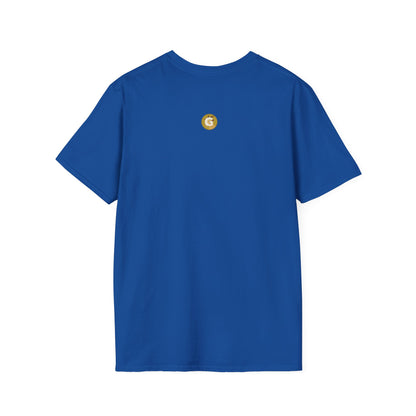 Golden Goat Unisex Softstyle T-Shirt | Cute Goat Tee for Animal Lovers, Birthday Gift, Casual Wear, Farmhouse Decor, Nature Fans