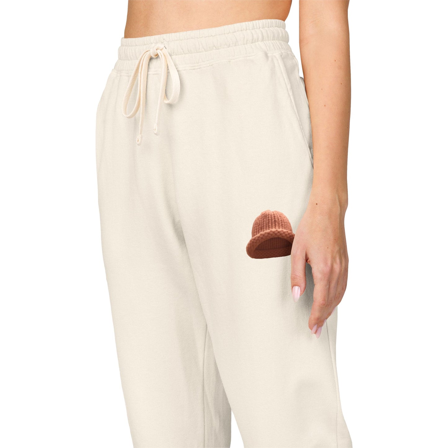 WIF Cozy Fleece Sweatpants for Home & Leisure - Perfect Gift for Relaxation, Lounging, Meditation, Christmas & Birthdays