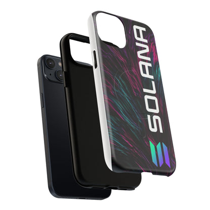 Solana Tough Magnetic Phone Case | Stylish Protection, Unique Art, Gift for Tech Lovers, Phone Accessory, Modern Design