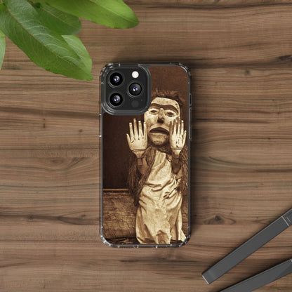 Yei Unique Clear Phone Case with Vintage Puppet Design, Artistic Phone Cover, Retro Style Protection, Gifts for Theater Lovers, Customized [...]