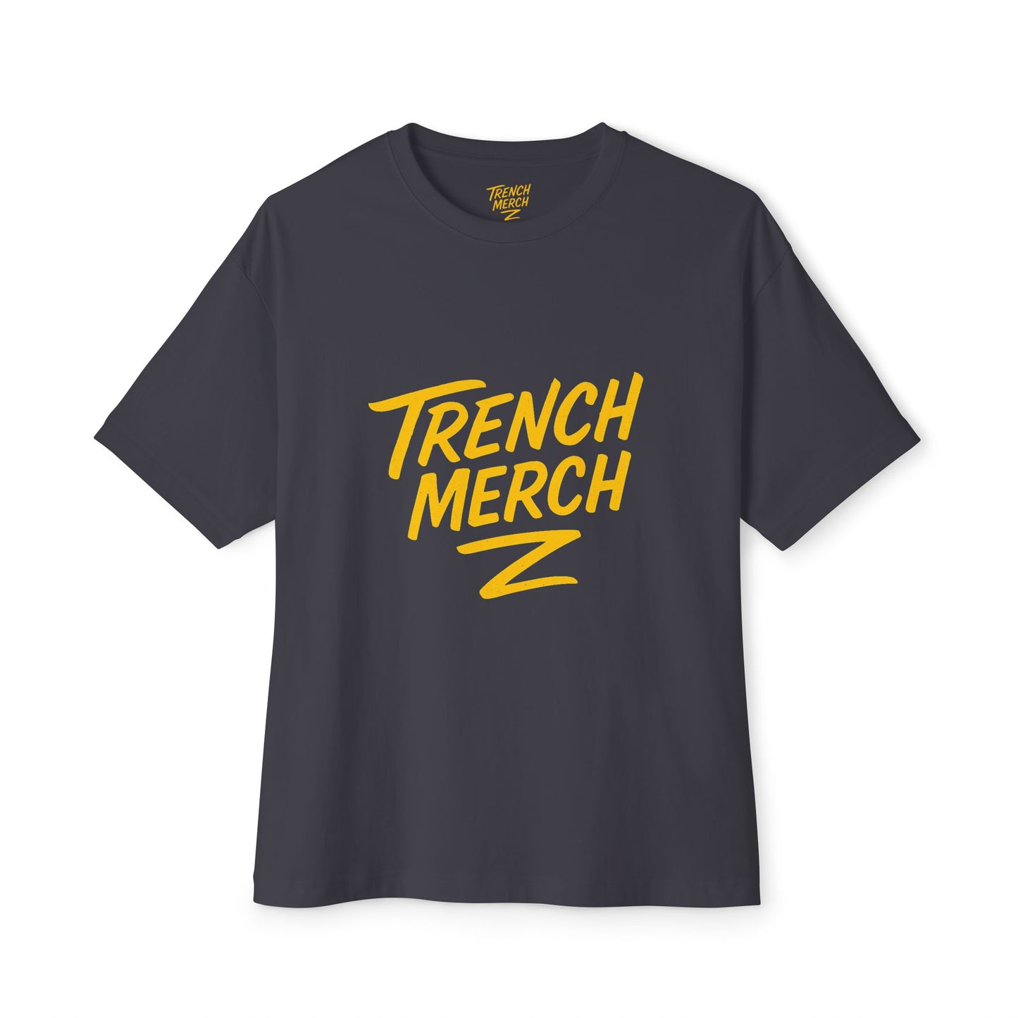 Trench Merch Unisex Oversized Boxy Tee | Casual Graphic T-Shirt for Everyday Style, Gifts for Friends, Summer Comfort, Streetwear Fashion
