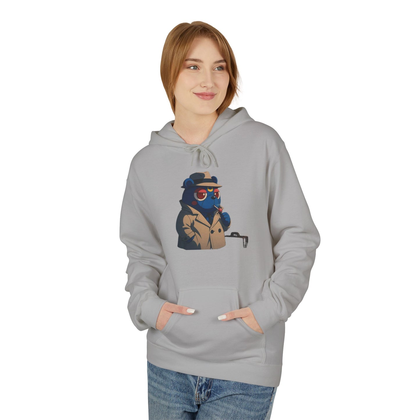 4NBT Fleece Hoodie with Fun Graphic, Cool Streetwear, Unisex Apparel, Unique Gift for Gamers, Trendy Layering Piece