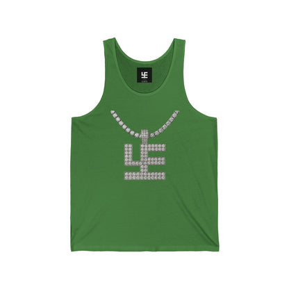 Swasticoin Stylish Unisex Jersey Tank | Casual Summer Wear, Festival Outfit, Graphic Tee for Beach Days, Music Events, Workout Gear