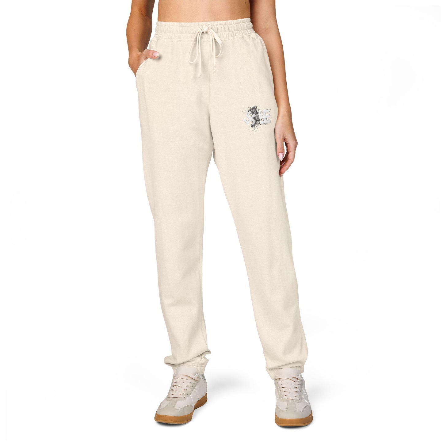 Swasticoin Cozy Sunset Fleece Sweatpants for Relaxed Days, Lounge Pants, Casual Wear, Gift for Him/Her, Beach Vibe, Outdoor Comfort
