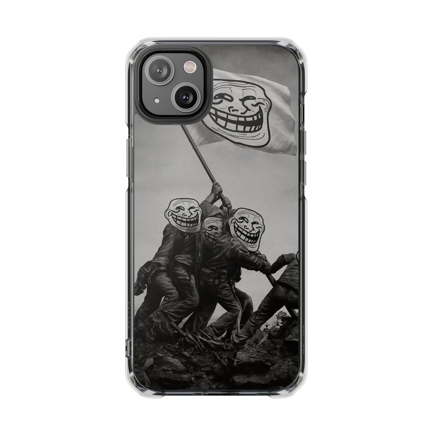 TROLL Flag Phone Case, Trendy Phone Cover, Gift for Gamers, Unique Phone Accessory, Funny Phone Protection