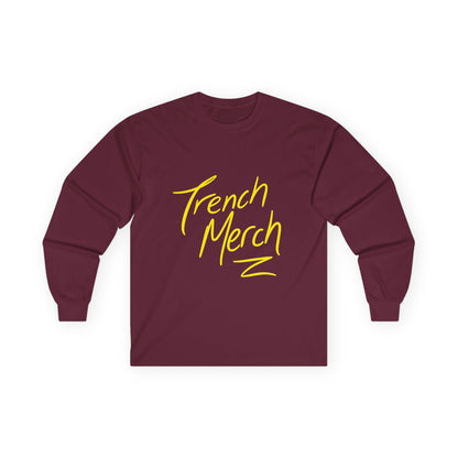 Trench Merch Unisex Long Sleeve Tee for Casual Style, Gifts, Music Lovers, Everyday Wear, Streetwear, Concerts