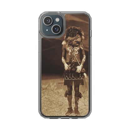 Vintage Spirit Animal Clear Phone Case, Eco-Friendly Cell Phone Cover, Unique Gift for Nature Lovers, Boho Style Mobile Accessory, [...]