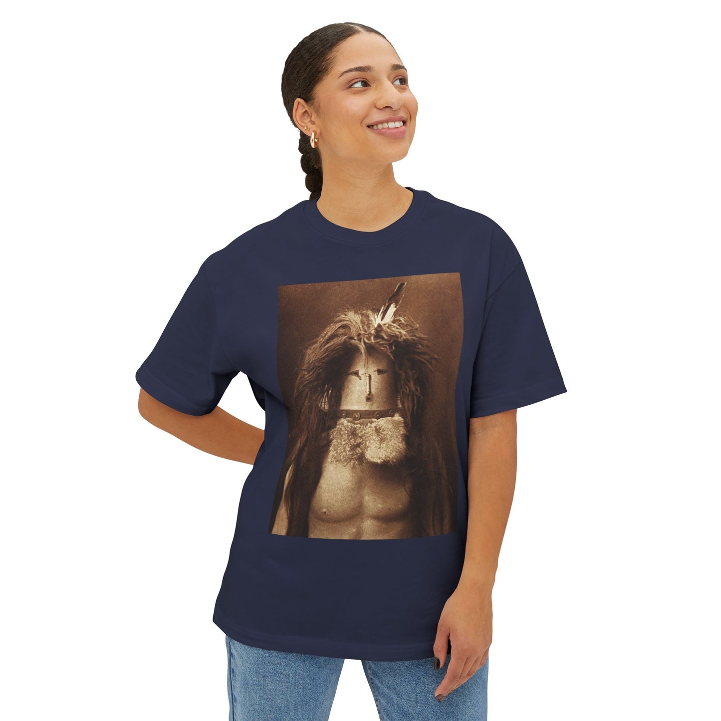Artistic Oversized Graphic Tee | Yei Style T-Shirt, Unisex Casual Wear, Festival Fashion, Unique Art Top, Statement Piece