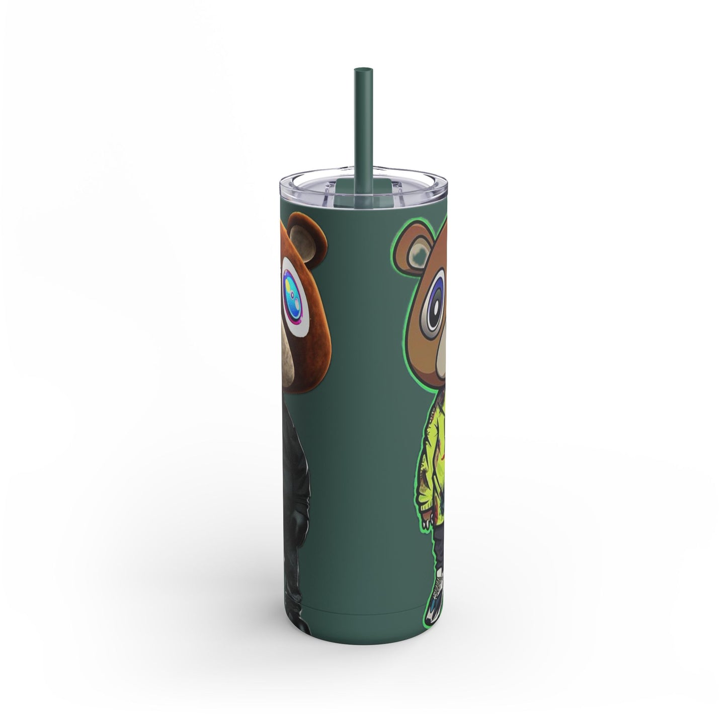 Ye Bear Tumbler, Cute Cartoon Drinkware, Funny Gift for Fans, Perfect for Birthdays & Holidays, 20oz Skinny Cup