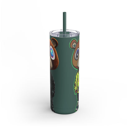 Ye Bear Tumbler, Cute Cartoon Drinkware, Funny Gift for Fans, Perfect for Birthdays & Holidays, 20oz Skinny Cup