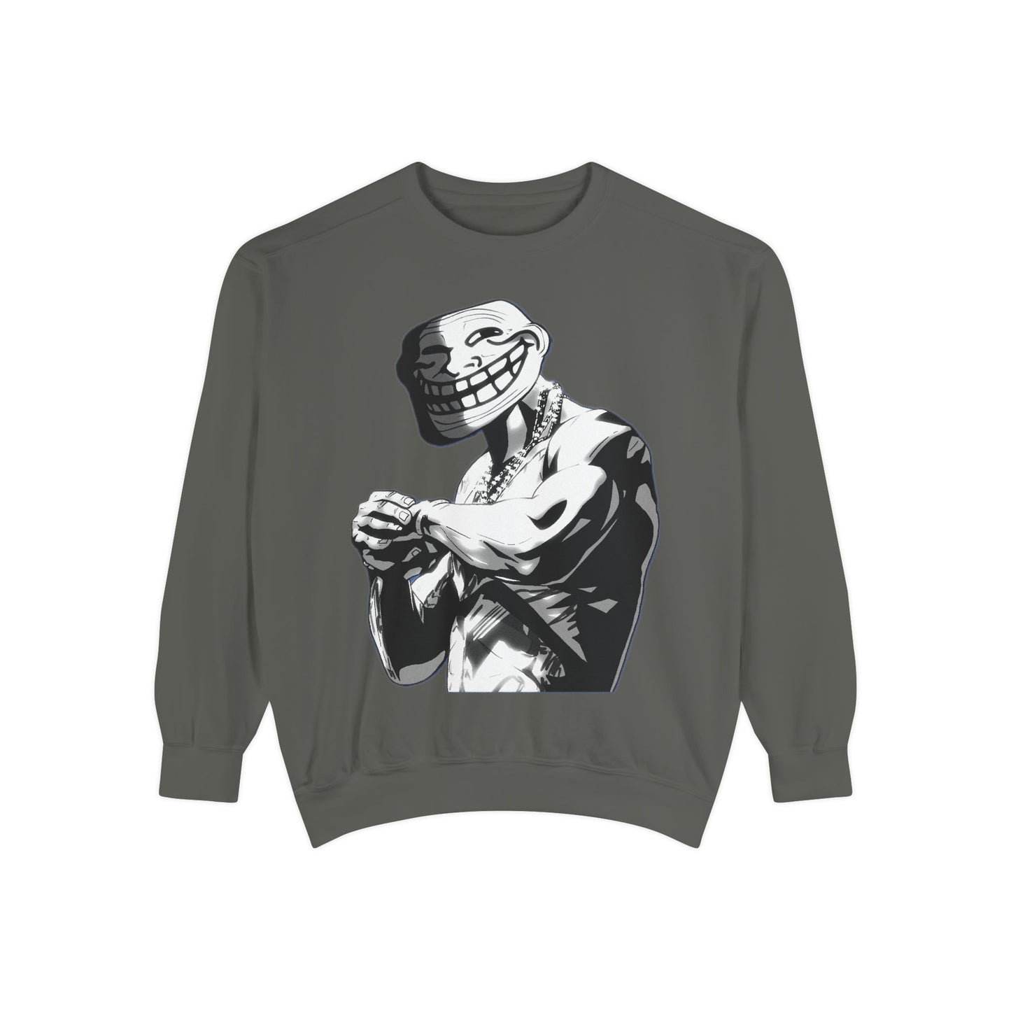 TROLL Stylish Unisex Sweatshirt with Playful Graphic, Trendy Streetwear, Cozy and Casual, Perfect Gift for Any Occasion, Unique Art Design