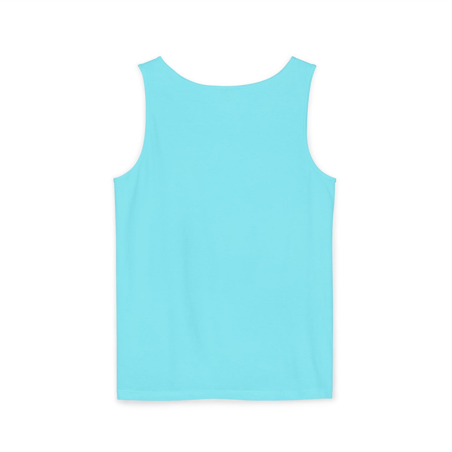 Unisex Garment-Dyed Tank Top with 4NBT Design, Summer Apparel, Casual Wear, Gift for Friends, Individual Expression Top