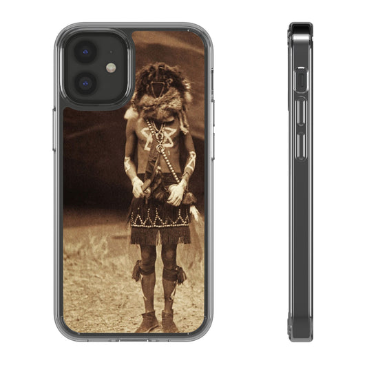 Vintage Spirit Animal Clear Phone Case, Eco-Friendly Cell Phone Cover, Unique Gift for Nature Lovers, Boho Style Mobile Accessory, [...]