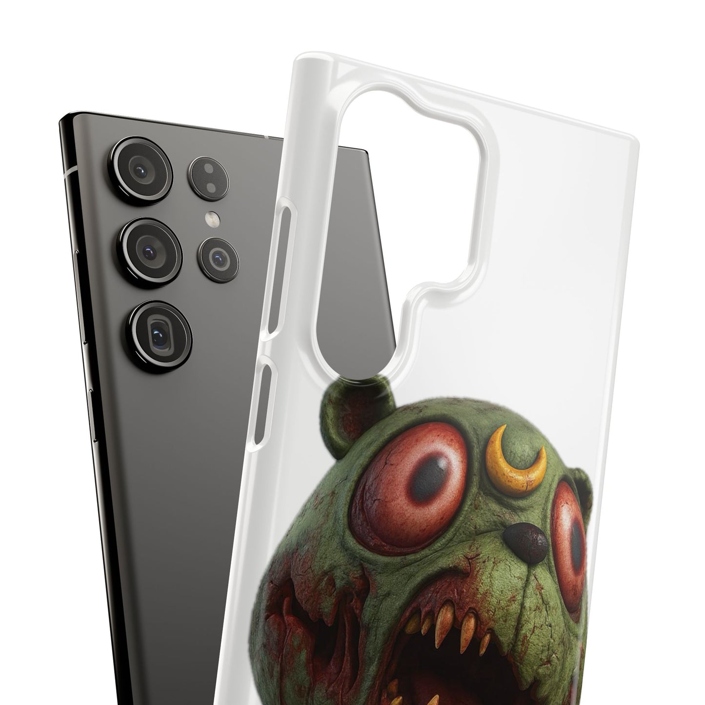 4NBT Zombie Bear Phone Case, Horror Snap Case, Cute but Spooky Accessory, Gift for Halloween, Unique Phone Cover