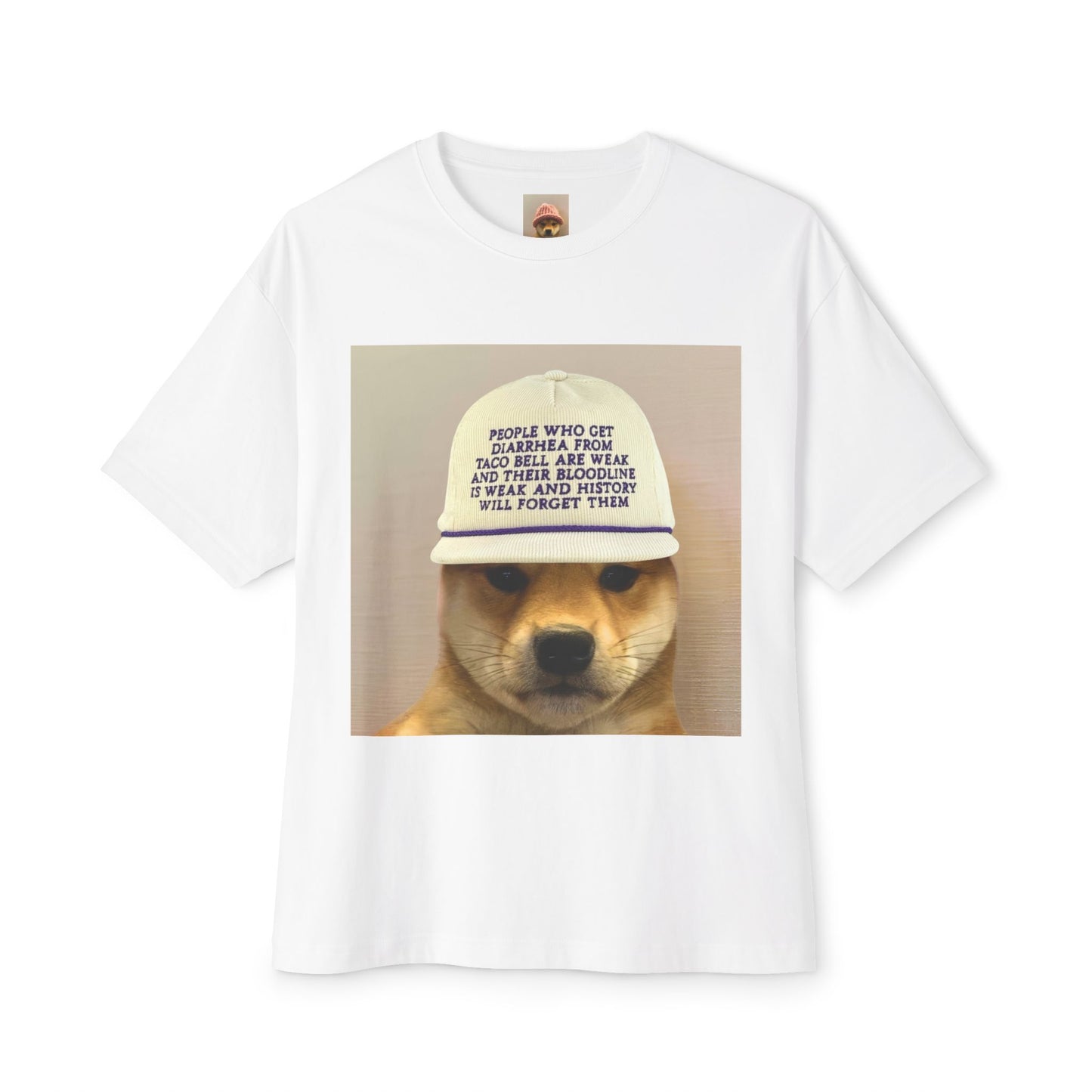WIF Humorous Dog-Themed Oversized Tee, Casual Graphic Shirt, Gift for Pet Lovers, Funny T-Shirt, Unisex Boxy Tee
