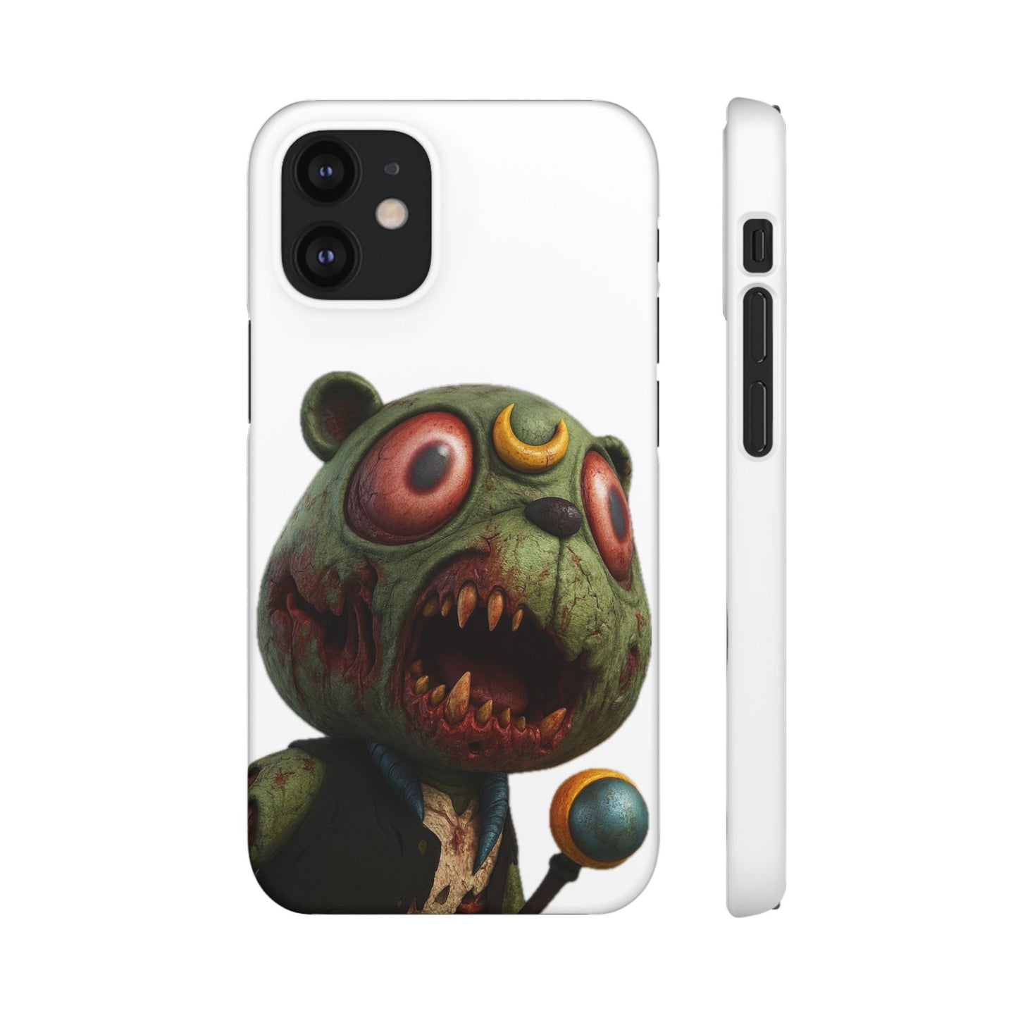 4NBT Zombie Bear Phone Case, Horror Snap Case, Cute but Spooky Accessory, Gift for Halloween, Unique Phone Cover
