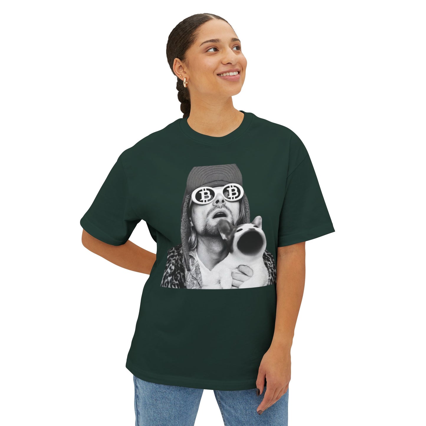 POPCAT Graphic Tee, Relaxed Fashion Top, Unique Gift for Cat Lovers, Funny Statement Shirt, Ideal for Gift Giving