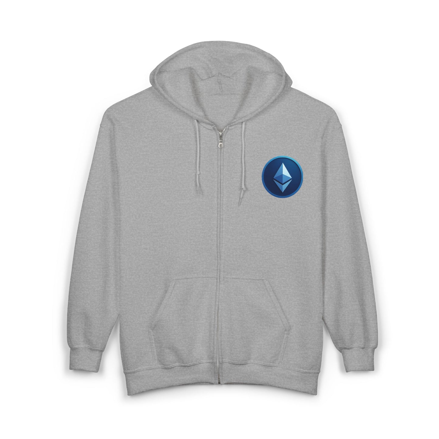 Ethereum Unisex Heavy Blend™ Full Zip Hooded Sweatshirt