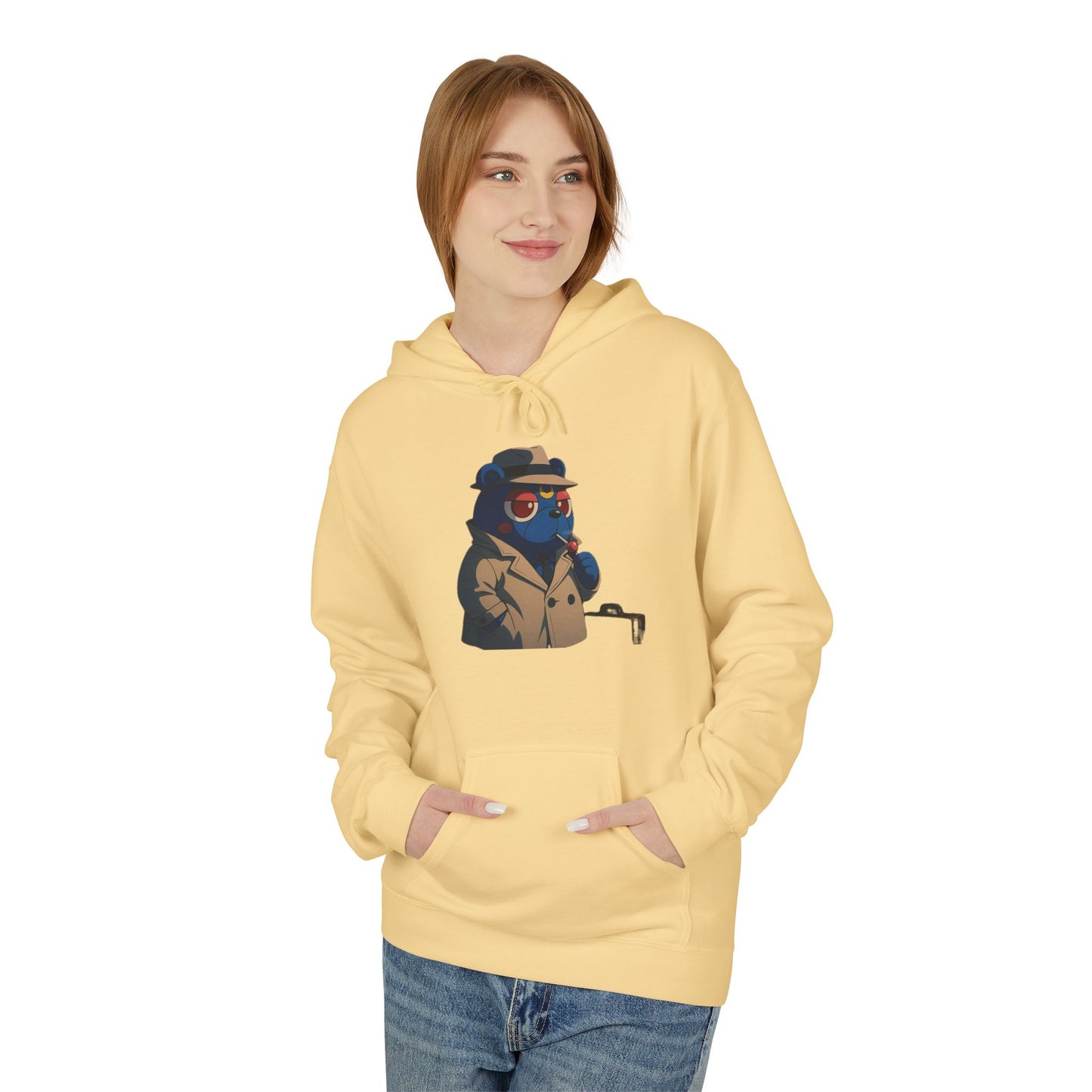 4NBT Fleece Hoodie with Fun Graphic, Cool Streetwear, Unisex Apparel, Unique Gift for Gamers, Trendy Layering Piece
