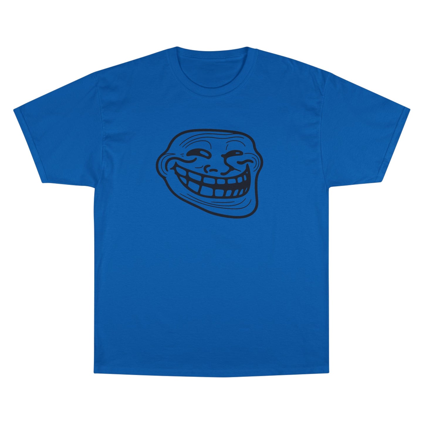 TROLL Funny Meme Champion T-Shirt, Humor Shirt, Gift for Gamers, Casual Wear, Laughing Face Tee, Perfect for Parties