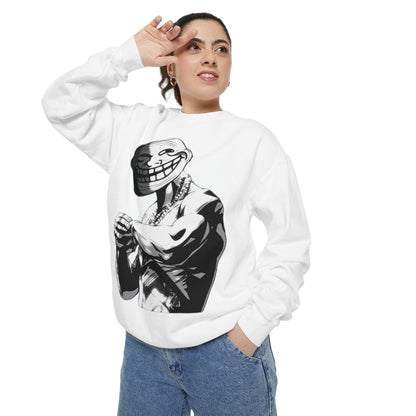 TROLL Stylish Unisex Sweatshirt with Playful Graphic, Trendy Streetwear, Cozy and Casual, Perfect Gift for Any Occasion, Unique Art Design