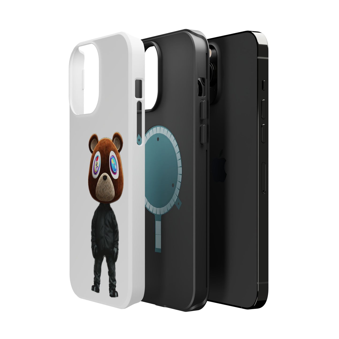 Ye Bear Character Magnetic Phone Cases, Fun Gift, Unique Phone Accessory, Trendy Tech, Personalized Style, Everyday Use