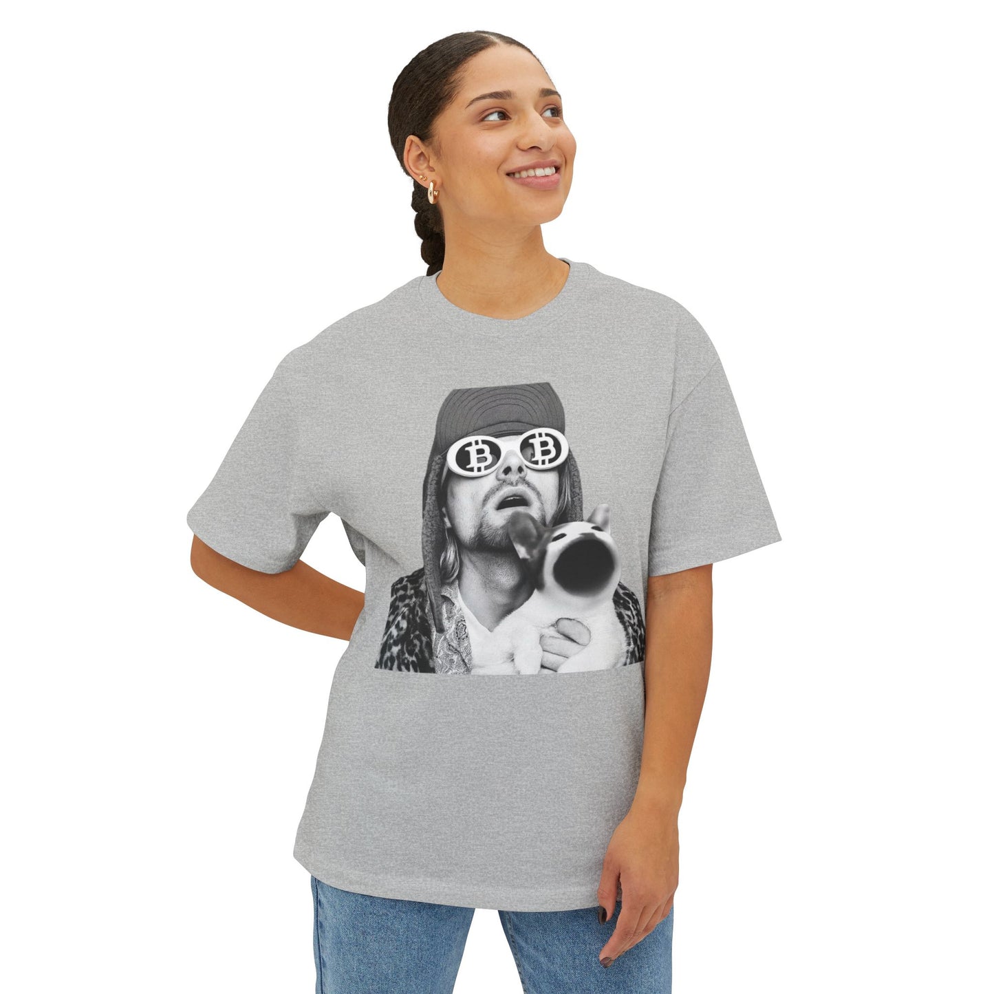POPCAT Graphic Tee, Relaxed Fashion Top, Unique Gift for Cat Lovers, Funny Statement Shirt, Ideal for Gift Giving
