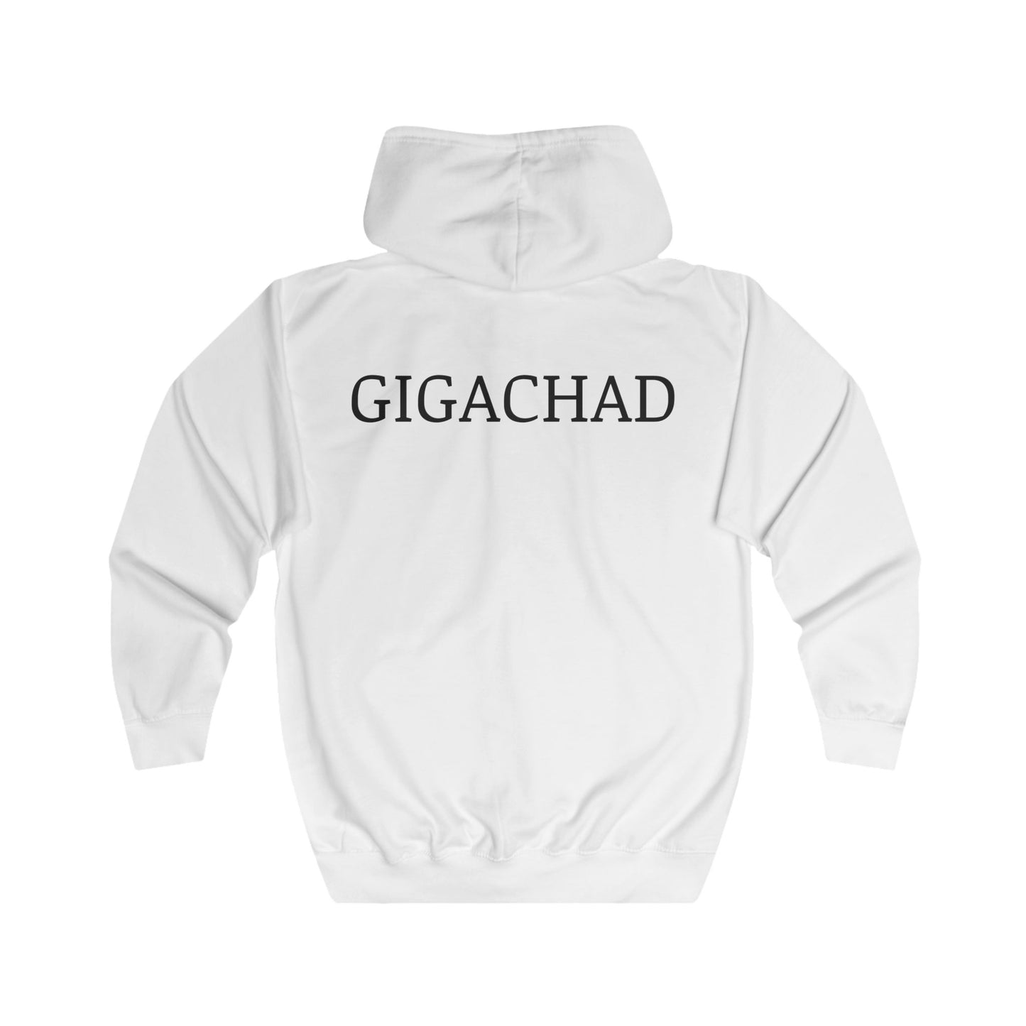 GIGA Unisex Full Zip Hoodie | Trendy Sweatshirt for Casual Outings, Gift for Friends, Gym Wear, Unique Fashion Statement