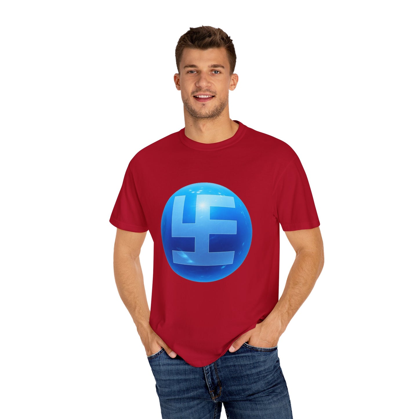 Swasticoin Unisex Garment-Dyed T-shirt: Trendy Casual Wear for Everyday Style, Gift for Friends, Unique Graphic Tee, Stylish Summer Apparel, [...]