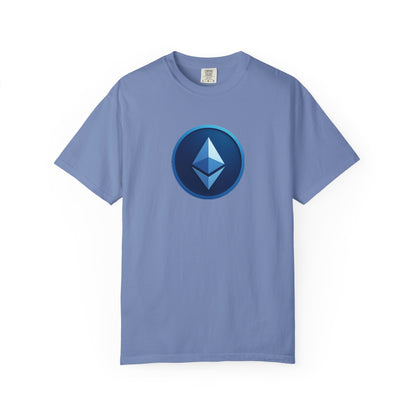 Ethereum Graphic T-Shirt, Unisex Casual Tee, Blockchain Apparel, Gamer Shirt, Crypto Gift, Stylish Streetwear