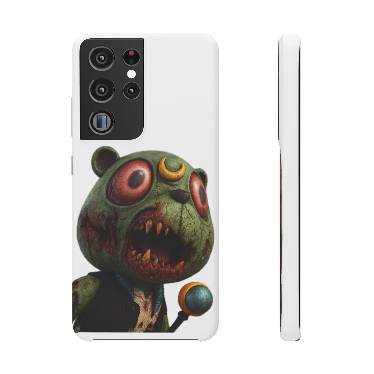 4NBT Zombie Bear Phone Case, Horror Snap Case, Cute but Spooky Accessory, Gift for Halloween, Unique Phone Cover