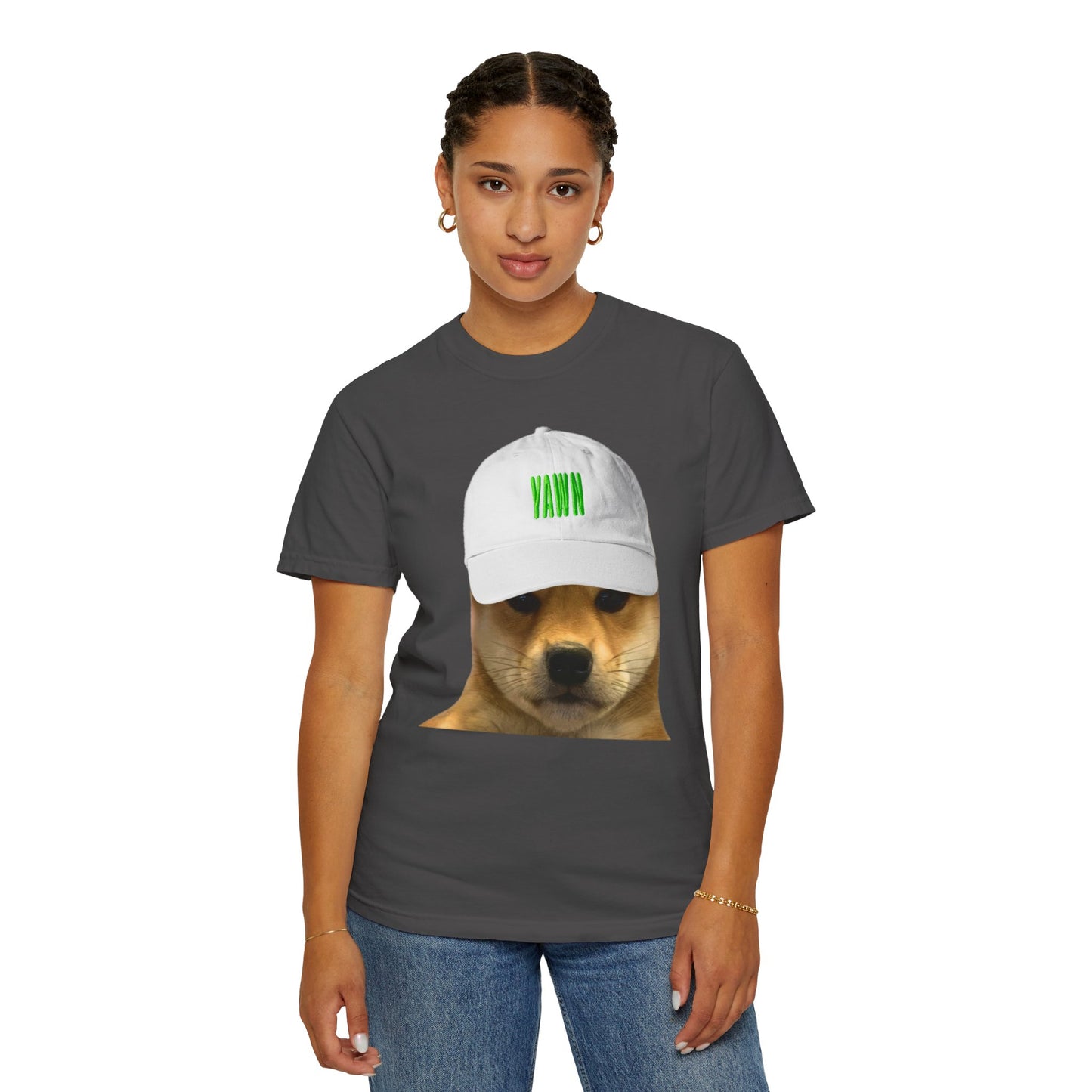 Unisex WIF Yawn T-Shirt | Funny Pet Lover Tee | Casual Wear | Gift for Dog Owners | Animal Humor Apparel | Quirky Fashion