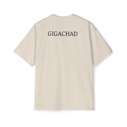 GIGA Stylish Men's Oversized Tee for Comfort Lovers, Casual Wear, Street Style, Gift for Him, Trendy Tee with Gigachad Design