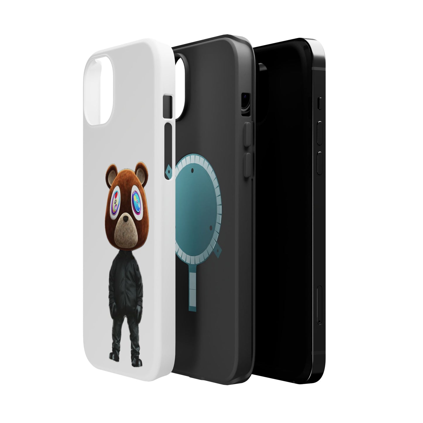 Ye Bear Character Magnetic Phone Cases, Fun Gift, Unique Phone Accessory, Trendy Tech, Personalized Style, Everyday Use