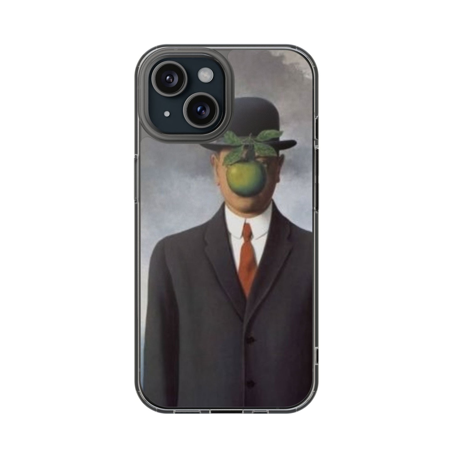 @ye Artistic Clear Phone Cases with Surrealist Design, Unique Gift for Art Lovers, Transparent Phone Protection for Every Occasion