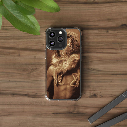Yei Artistic Clear Phone Case for Unique Expression, Phone Accessories, Nature Lovers, Boho Style, Gift for Him/Her