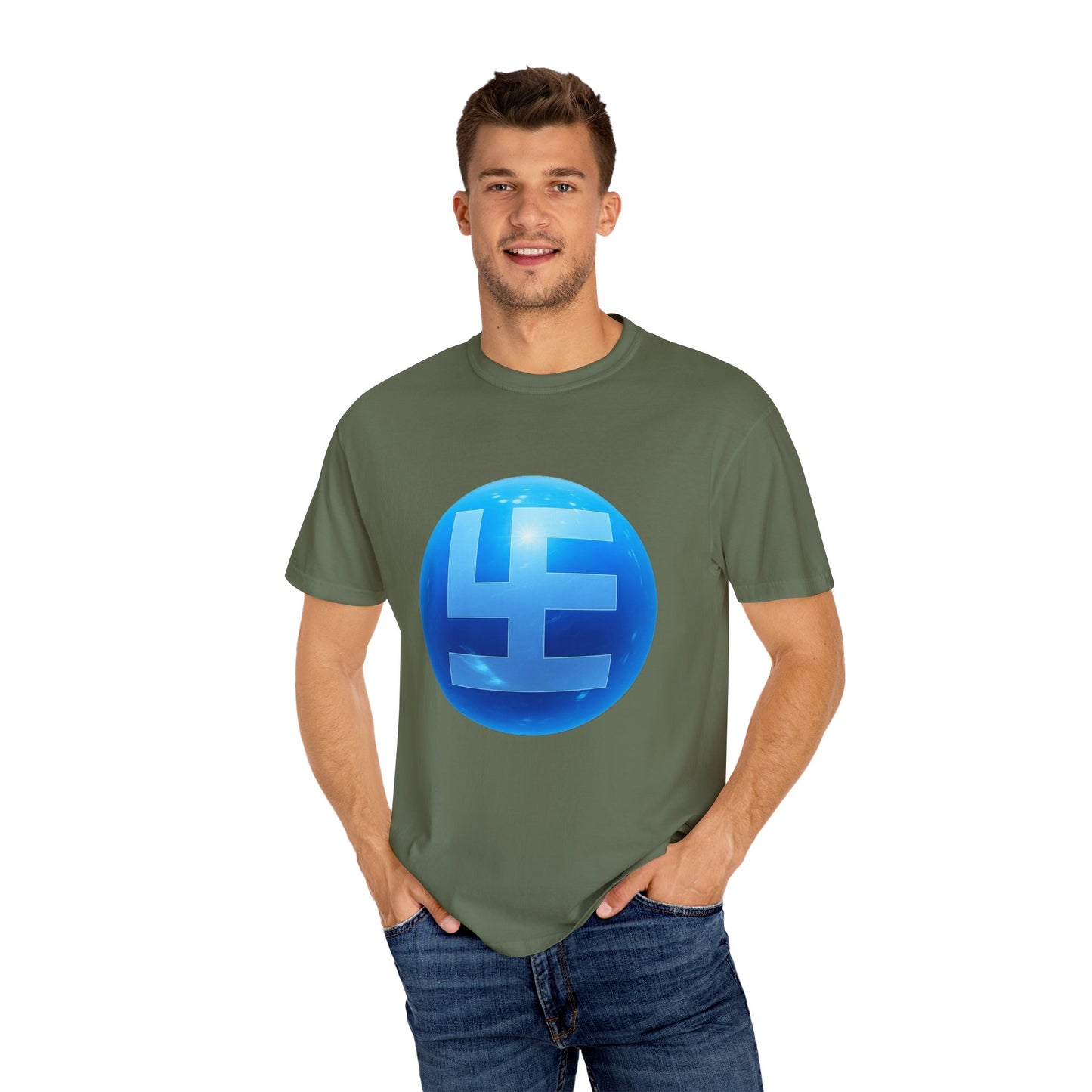 Swasticoin Unisex Garment-Dyed T-shirt: Trendy Casual Wear for Everyday Style, Gift for Friends, Unique Graphic Tee, Stylish Summer Apparel, [...]