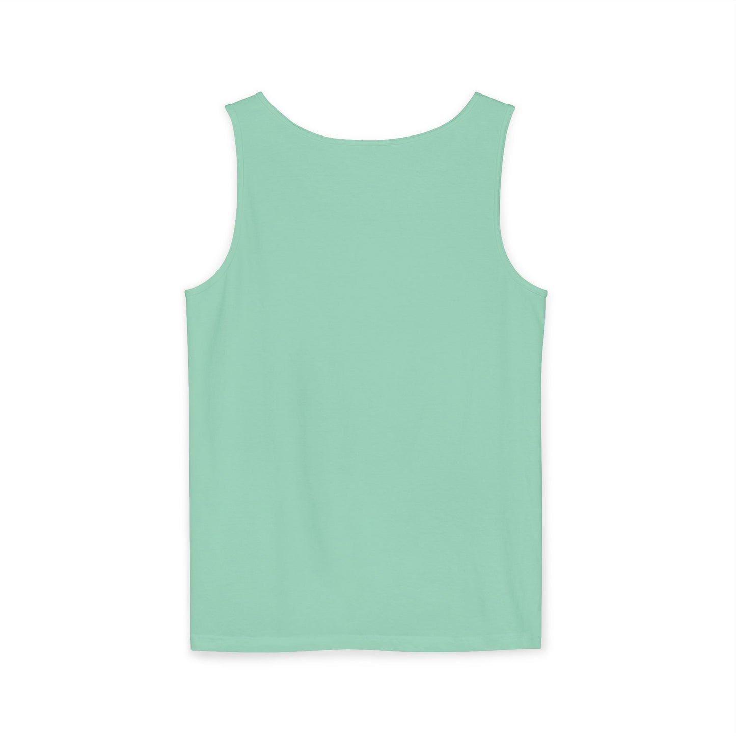 Unisex Garment-Dyed Tank Top with 4NBT Design, Summer Apparel, Casual Wear, Gift for Friends, Individual Expression Top
