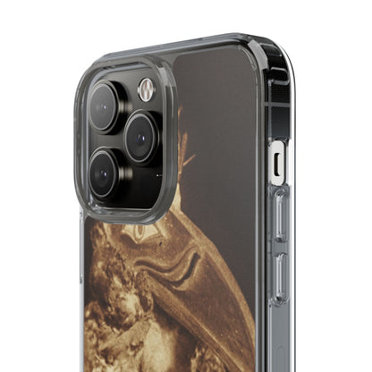 Yei Vintage Bird Design Clear Phone Case, Artistic Phone Accessories, Unique Gift for Nature Lovers, Eco-Friendly Tech Case, Stylish Protection