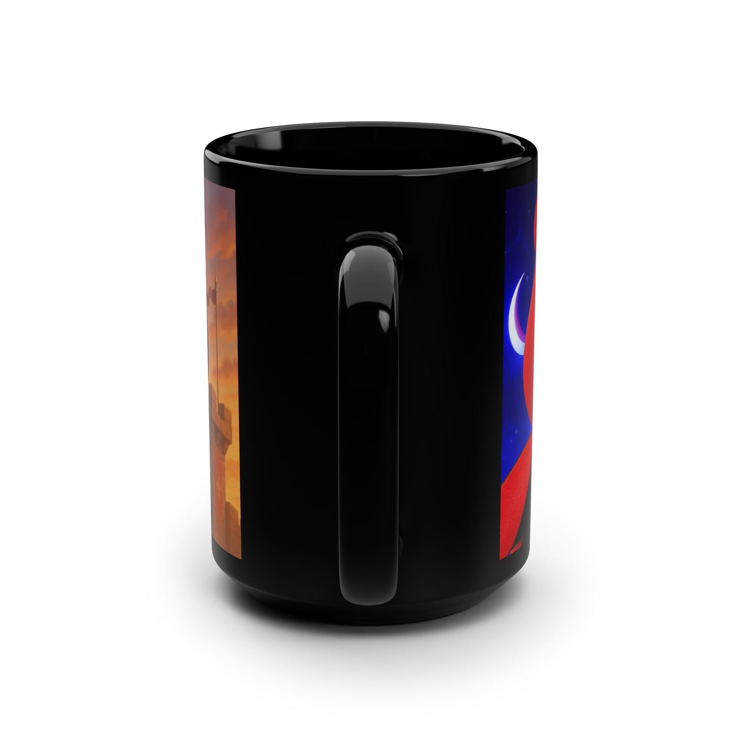 4NBT Stylish Black Mug, Animal-Themed Coffee Cup, Unique Gift for Friends, Funny Mug for Tea Lovers, Great for Birthdays & Celebrations
